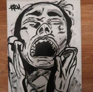 Original acrylic painting on canvas 8x10